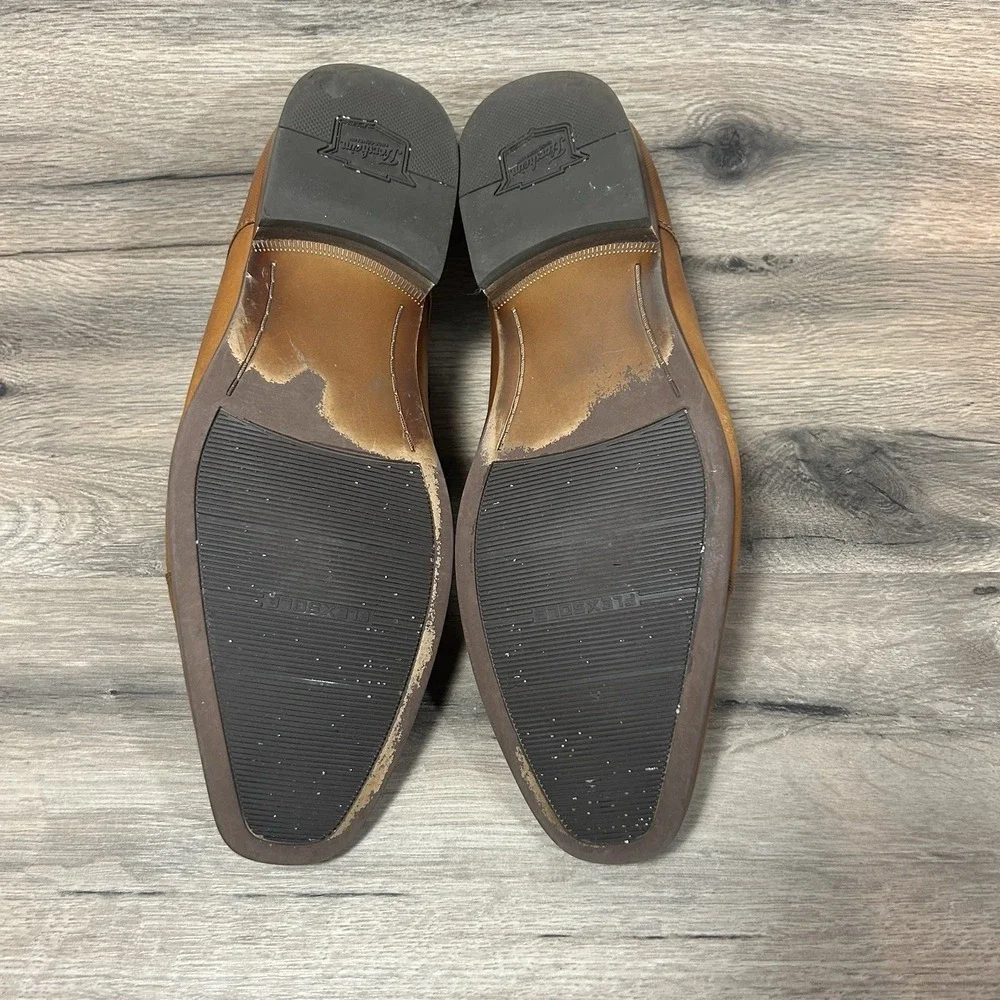 Florsheim‎ Men's Cognac Midtown Cap Toe Oxford Shoes Size 11 D Dress Shoes